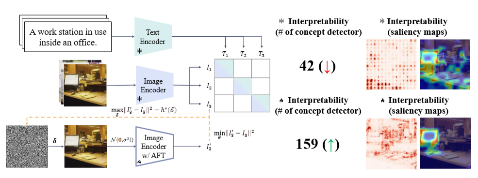 Boosting the Visual Interpretability of CLIP via Adversarial Fine-tuning
